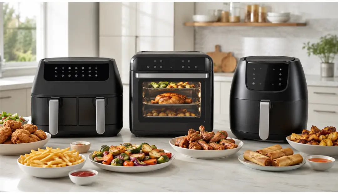  Air Fryers with foods