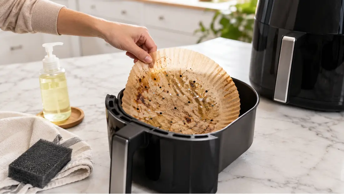How to Clean Up After Using Air Fryer Liners
